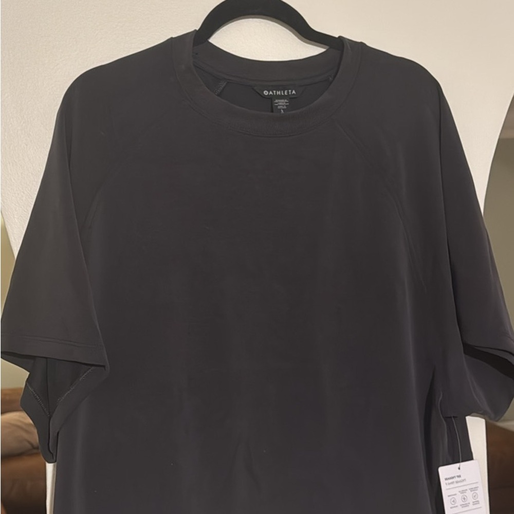 Athleta Women's Black Seasoft Short Sleeve Tee